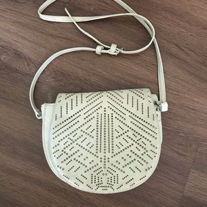 Cream Crossbody Shoulder Bag